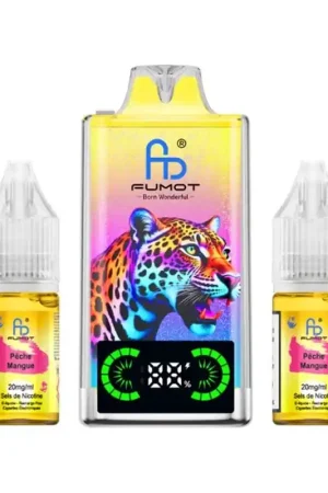 Jusqu’à Épuisement Des Stocks Puff Leopard 40K Peach Mango - Fumot