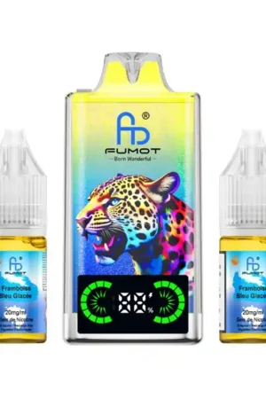 Commander Maintenant Puff Leopard 40K Blue Razz Ice - Fumot