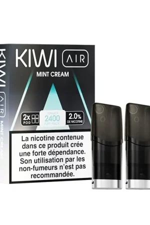 Cartouches pré-remplies Kiwi Air Mint Cream - Kiwi Vapor Prix Bas