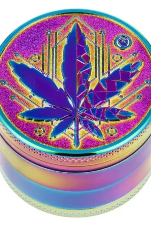 GRINDER FIRE-FLOW RAINBOW GEOMETRICAL LEAF 50MM Commander Maintenant