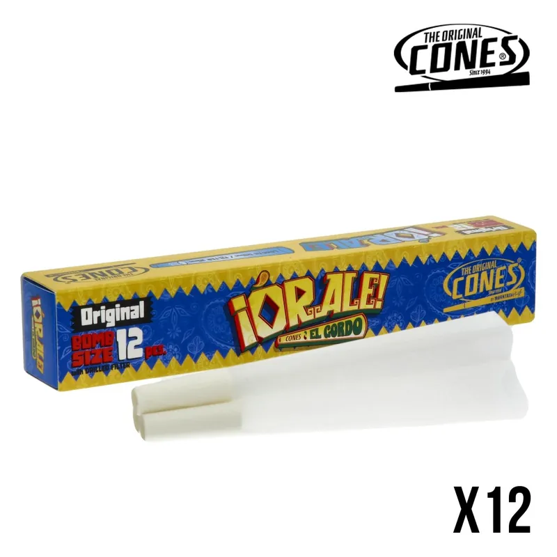 CONE ORALE EL GORDO BOMB SIZE ORIGINAL 12CM PAR 12 Retour Gratuit