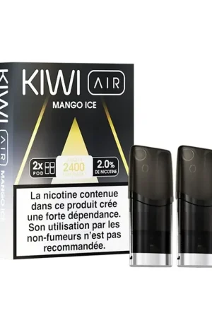 Cartouches pré-remplies Kiwi Air Mango Ice - Kiwi Vapor Promotion