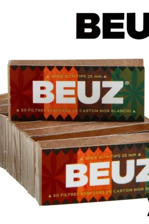 FILTRES CARTON BEUZ PERFORES BROWN WIDE X10 Promotion