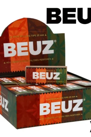 FILTRES CARTON BEUZ PERFORES BROWN WIDE X40 Certifié