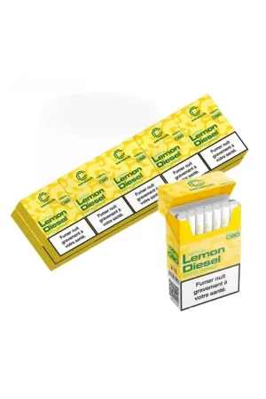Cartouche (x10) Cigarettes CBD Canacult 10% - Lemon Diesel Bon Marché