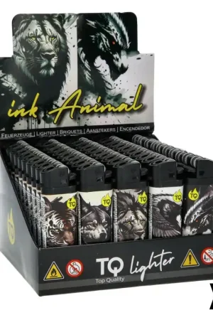 Seulement Aujourd’hui BRIQUET PIERRE TOBALIQ INK ANIMALS X50