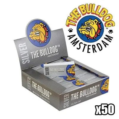 Commander Maintenant FILTRES CARTON THE BULLDOG LARGE SILVER PAR 50
