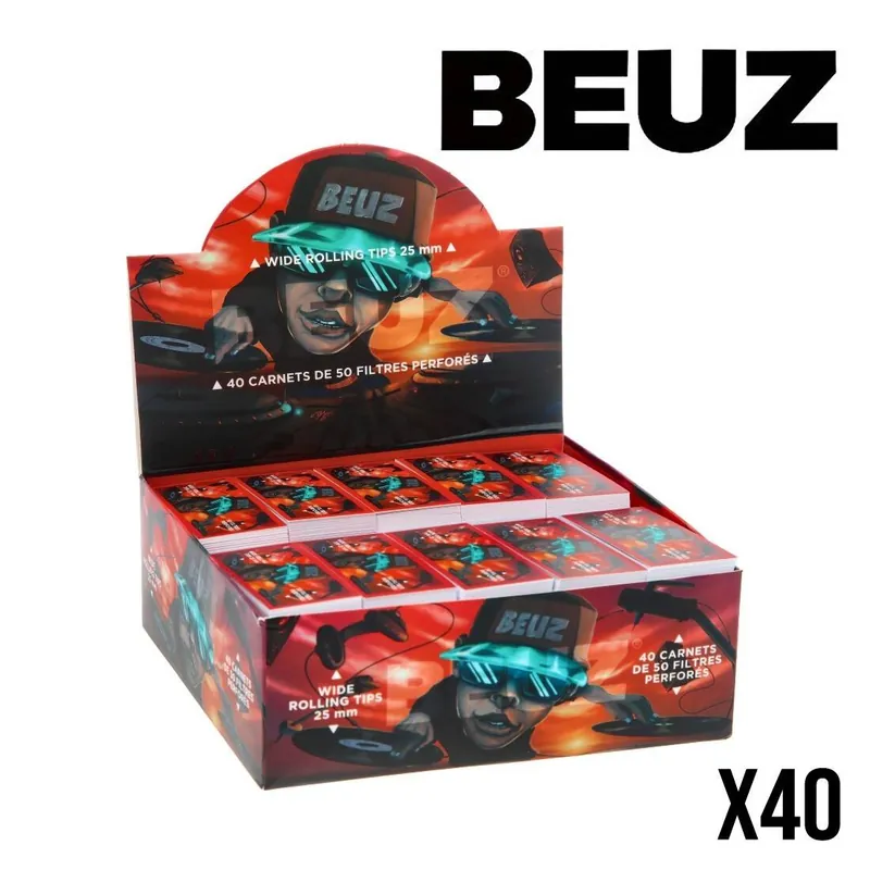 FILTRES CARTON BEUZ PERFORES WIDE DJ X40 Meilleur Choix