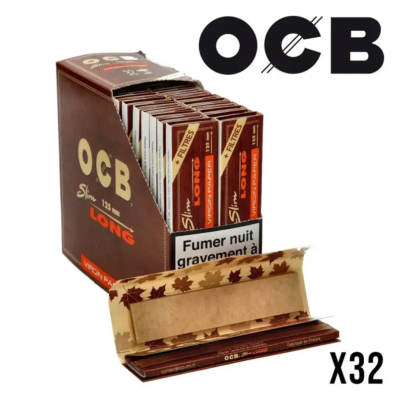 Achetez Aujourd’hui OCB VIRGIN SLIM + TIPS LONG PAR 32