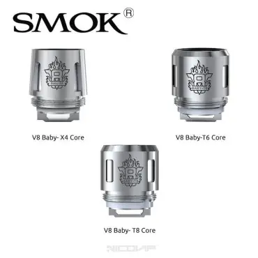 Pack 5 résistances V8 Baby Smok Must-Have