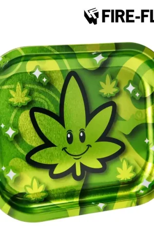 PLATEAU FIRE-FLOW HAPPY LEAF METALLIC Dernière Chance