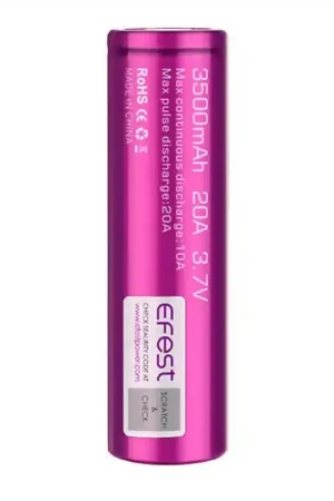 Accu 18650 3500 mAh 20A Efest Populaire