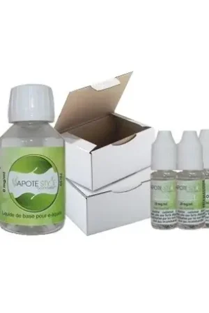 BASE 100% VG NICOTINE 6 MG EN 100 ML E-LIQUIDE DIY Affaire À Saisir