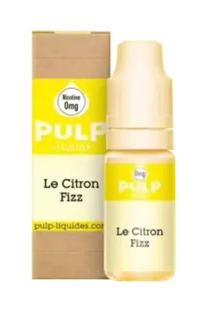 Retour Gratuit E Liquide CITRON FIZZ - Pulp - 10 ml