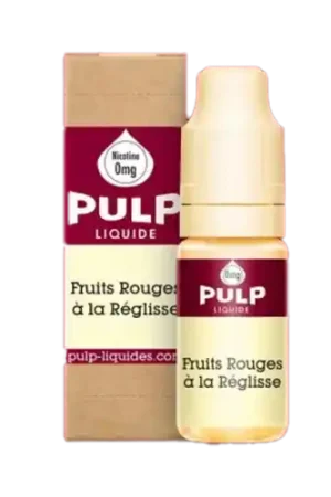 Vente Flash E Liquide FRUITS ROUGES REGLISSE 10 ml - Pulp