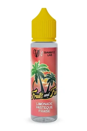 Marque Limonade Pastèque Fraise 50 ml - Vape Institut x Biarritz Lab