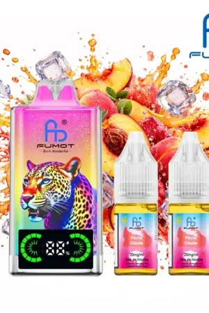 Satisfait Ou Remboursé PUFF FUMOT LEOPARD P\\u00caCHE GLAC\\u00c9E 20MG 40000 PUFFS