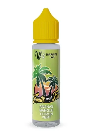 Pas Cher Ananas Mangue Citron Vert 50 ml - Vape Institut x Biarritz Lab