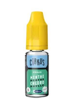 E Liquide MENTHE CHLOROPHYLLE 10 ml - Cirkus Vente Flash