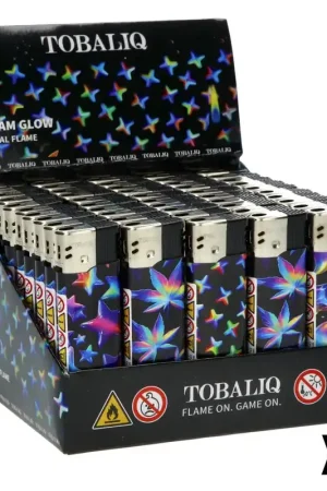 Prix Promo BRIQUET ELECTRONIQUE TOBALIQ DREAM GLOW LEAF X50