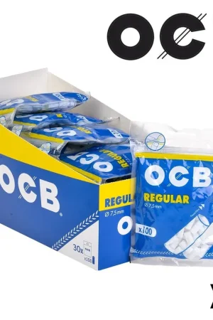 FILTRES OCB REGULAR EN ACETATE 7,5MM X30 Expédition Rapide