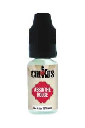 E Liquide ABSINTHE ROUGE 10 ml - Cirkus Usine Directe