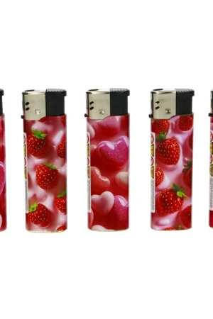Prix Réduit BRIQUET ELECTRONIQUE TOBALIQ STRAWBERRY HEART X5
