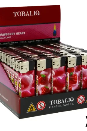 Populaire BRIQUET ELECTRONIQUE TOBALIQ STRAWBERRY HEART X50