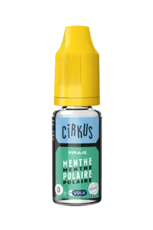E Liquide MENTHE POLAIRE 10 ml - Cirkus Achat Immédiat