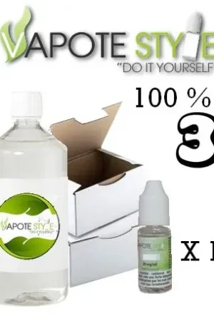 BASE 100% VG 1 LITRE E-LIQUIDE NICOTINE 3 MG PACK TPD Nouvel Arrivage