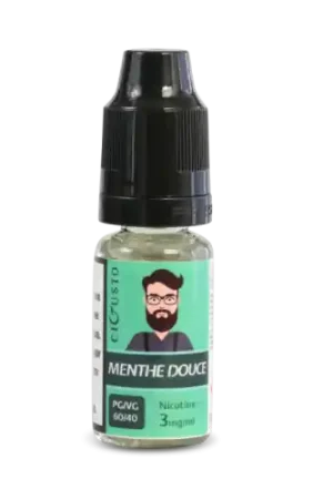 Livraison Gratuite E Liquide MENTHE DOUCE 10 ml - Cigusto