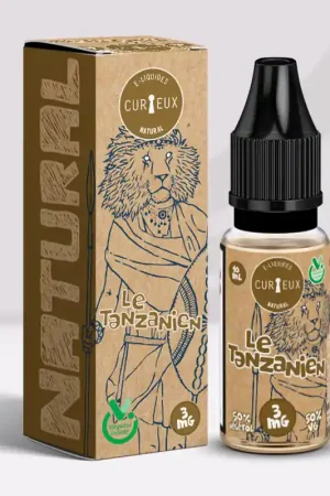 E-liquide Natural Le Tanzanien de Curieux E-liquides Soldes