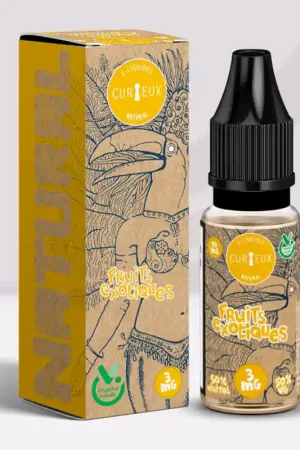 E-liquide Natural Fruits Exotiques de Curieux E-liquides Satisfait Ou Remboursé