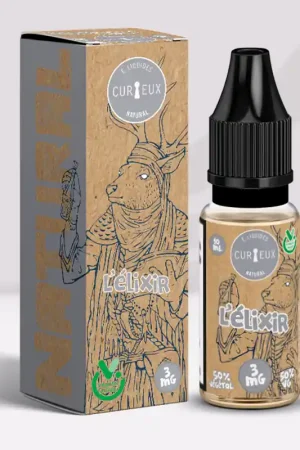 Jusqu’à Épuisement Des Stocks E-liquide Natural L'Elixir de Curieux E-liquides