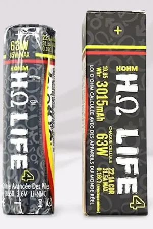 Accu 18650 Hohm Life 3015 mAh d'Hohm Tech Prix Promo