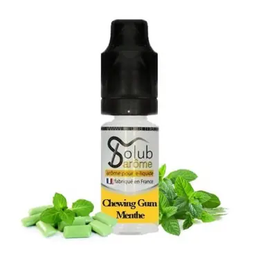 Arôme Chewing Gum Menthe Solubarome 10ml Réduction