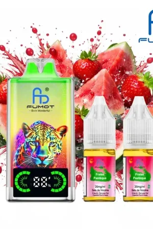 Remise PUFF FUMOT LEOPARD FRAISE PAST\\u00c8QUE 20MG 40000 PUFFS