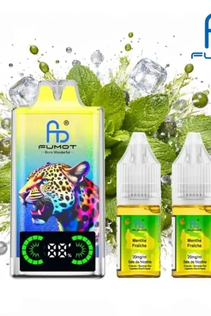 PUFF FUMOT LEOPARD MENTHE FRA\\u00ceCHE 20MG 40000 PUFFS Dernière Chance
