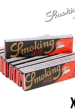 Vente Directe SMOKING DELUXE SLIM + TIPS X10