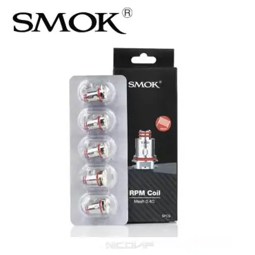 Pack 5 résistances RPM Mesh 0,4 ohm Smok Prix Bas