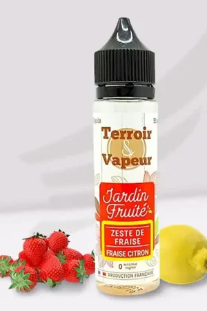 Zeste de Fraise 50ml - Terroir et Vapeur Satisfait Ou Remboursé