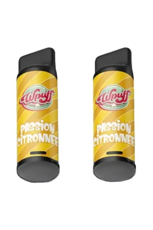 Wpuff 1800 2 Pods Passion Citronnée - Liquideo Soldes
