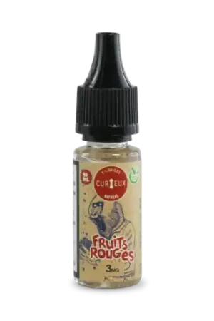 E-Liquide FRUITS ROUGES 10 ml - Curieux Edition Natural Certifié
