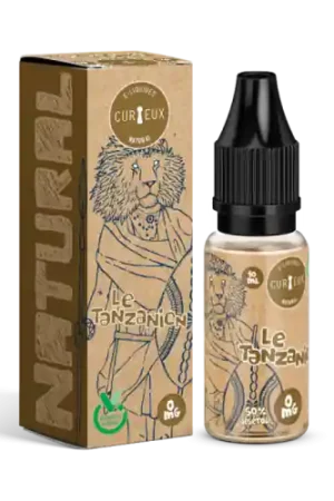 E-Liquide TANZANIEN 10 ml - Curieux Edition Natural Vente Directe