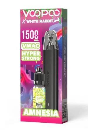 Argus G2 mini+ x CBD x VMAC Amnesia 10 ml - Voopoo x White Rabbit Commander Maintenant