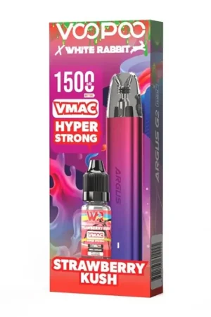 Argus G2 mini+ x CBD x VMAC Strawberry Kush 10 ml - Voopoo x White Rabbit Prix Promo
