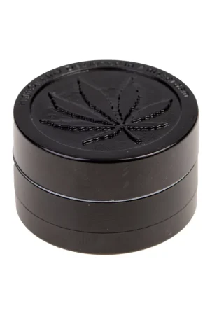Top Vente GRINDER RAGGA LEAF BLACK METAL 40MM