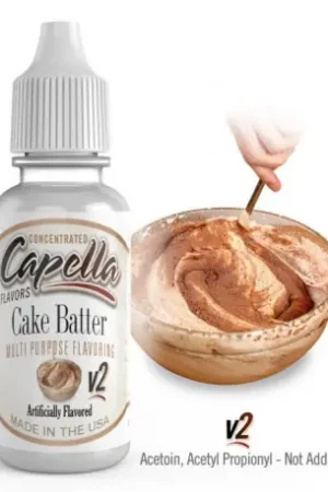Arôme Cake Batter Capella V2 Flavor pour liquide DIY 10 ml Certifié