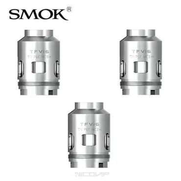 Pack de 3 résistances TFV16 Smok Usine Directe