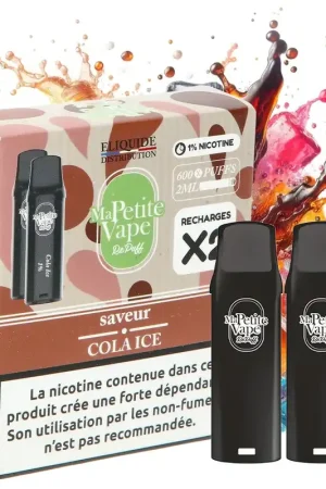 CARTOUCHE MA PETITE VAPE REPUFF COLA ICE 600 PUFFS Top Vente